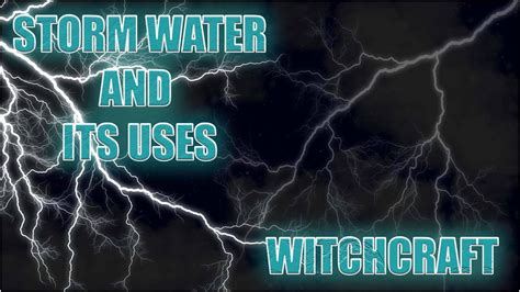 Storm water witchcraft